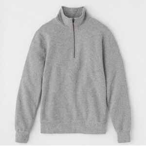 KOTN Unisex Quarter Zip French Terry Sweatshirt